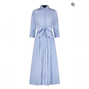Aleeza Paris Blue Striped Dress